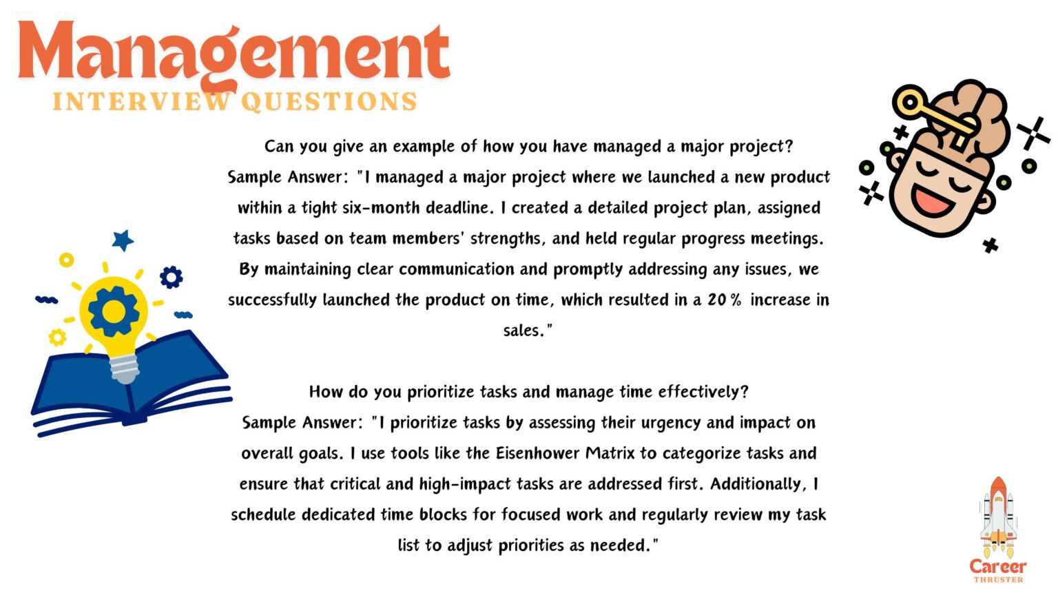 71+ Management Interview Questions