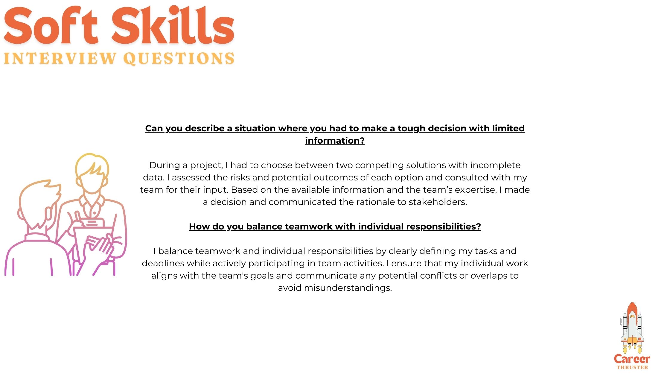 Sample Answers For Soft Skills Interview Questions