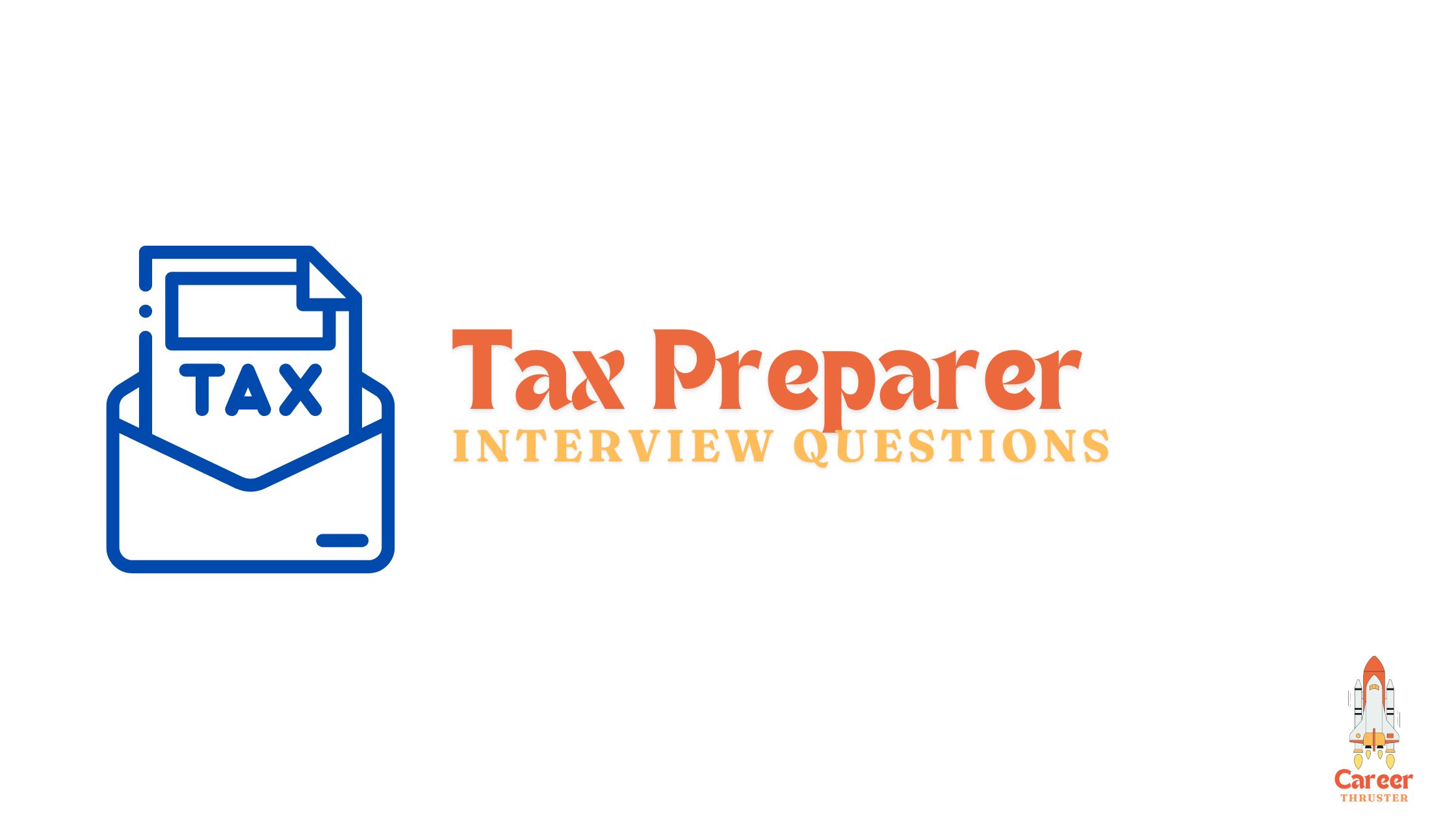 tax preparer interview questions